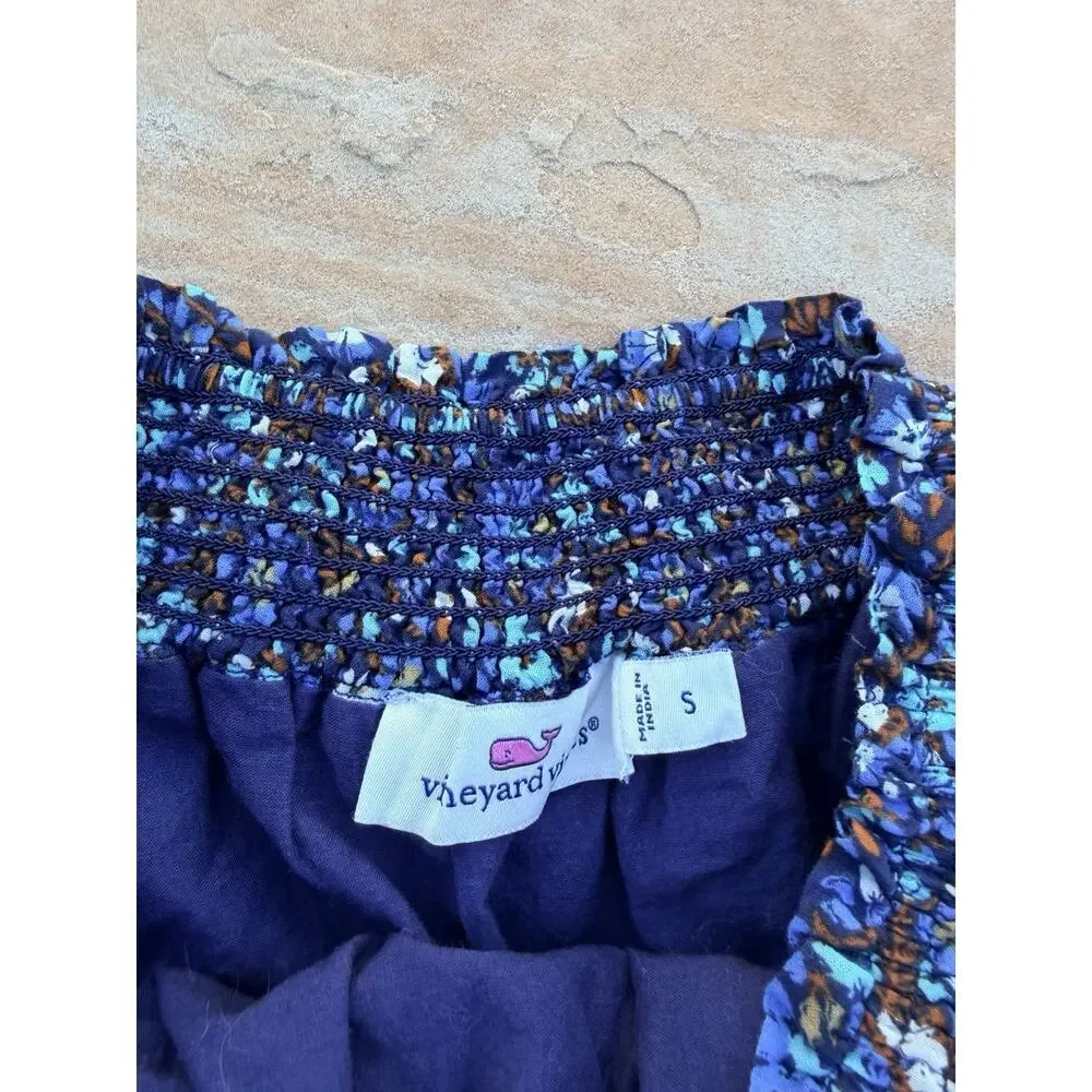Vineyard Vines Tiered Floral Skirt Size 6 LS
